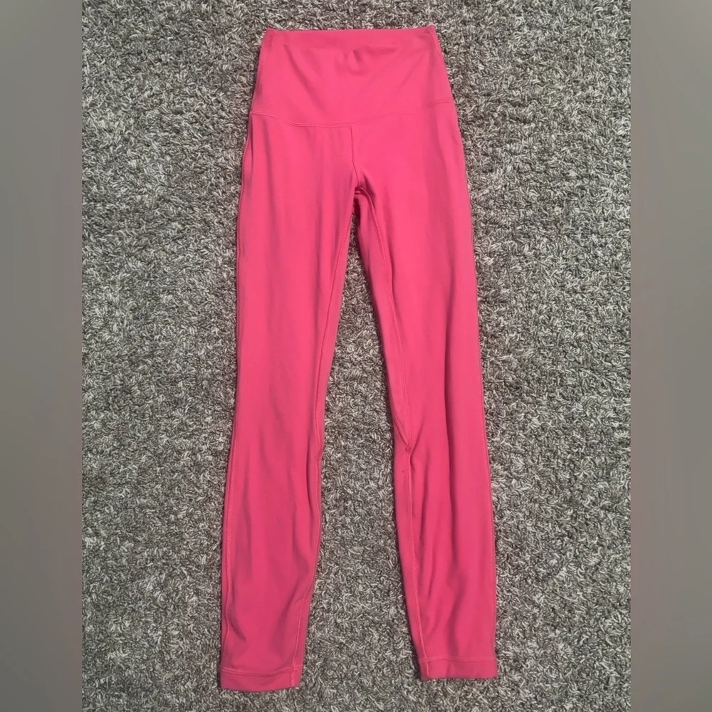 Lululemon Athletica Vibrant Pink Leggings